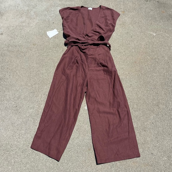 Wilfred Brax Linen Jumpsuit size 4 - Picture 14 of 16